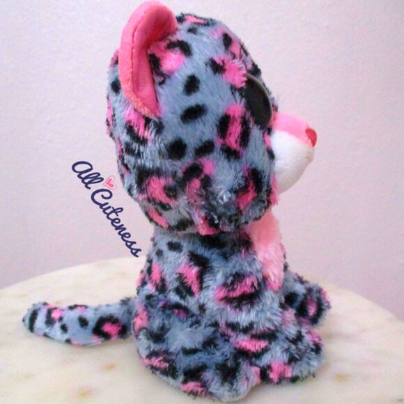 TY Beanie Boos Tasha Leopard Kitty Beanie Plush - Picture 5 of 8